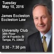 James Eccleston to Speak at CFA Society Tampa Bay Dinner Event 